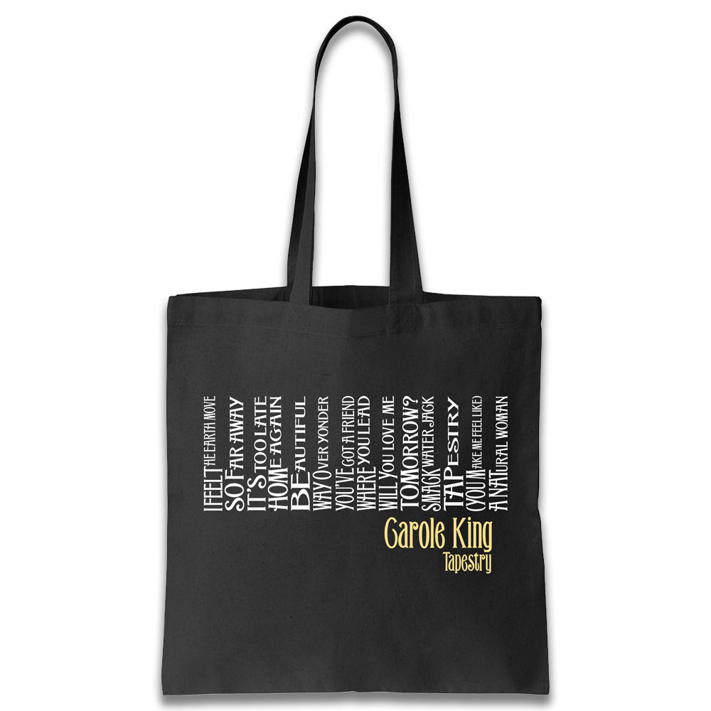 Tapestry Song Titles Tote Bag